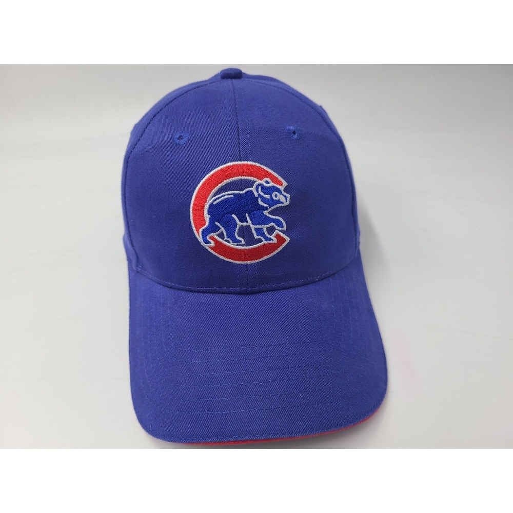 Chicago Cubs Old Style Light Beer Adjustable Hat Cap SGA Men MLB Baseball Blue‎
